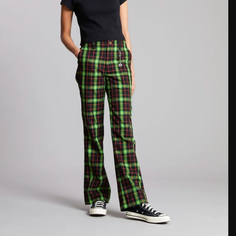 NWT Teddy Fresh Plaid Trousers size 29